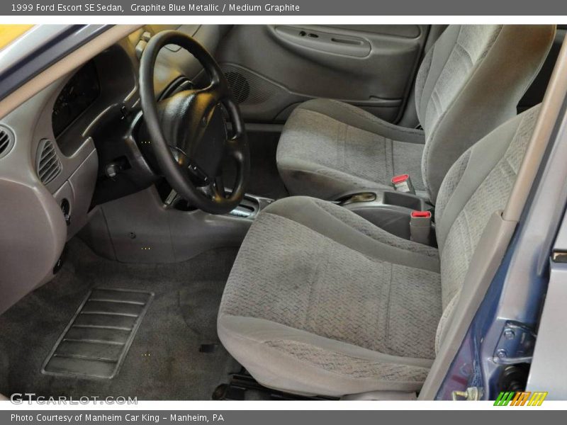 Graphite Blue Metallic / Medium Graphite 1999 Ford Escort SE Sedan