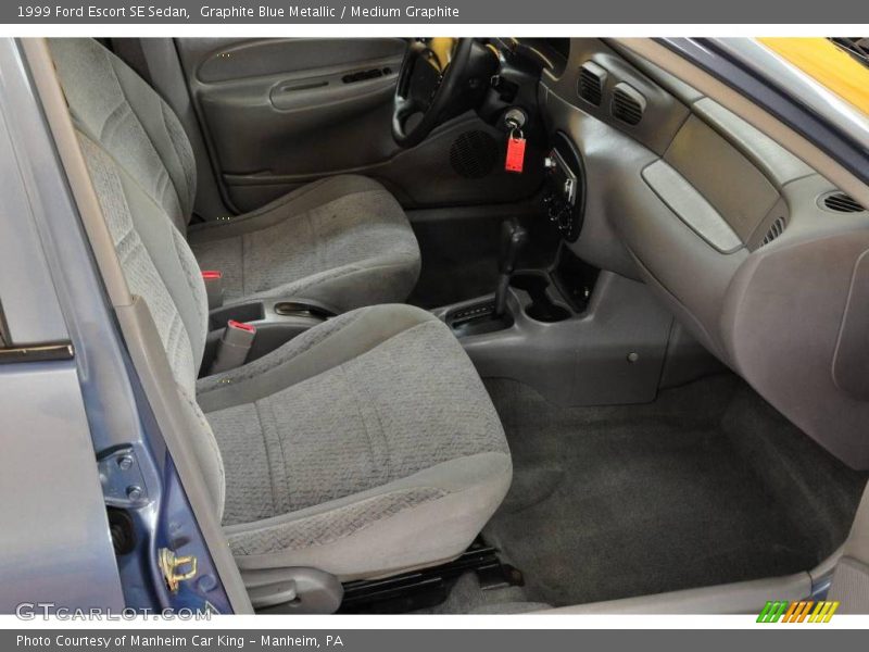 Graphite Blue Metallic / Medium Graphite 1999 Ford Escort SE Sedan