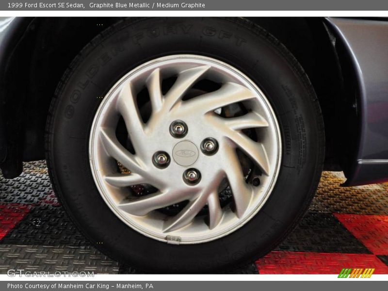 Graphite Blue Metallic / Medium Graphite 1999 Ford Escort SE Sedan