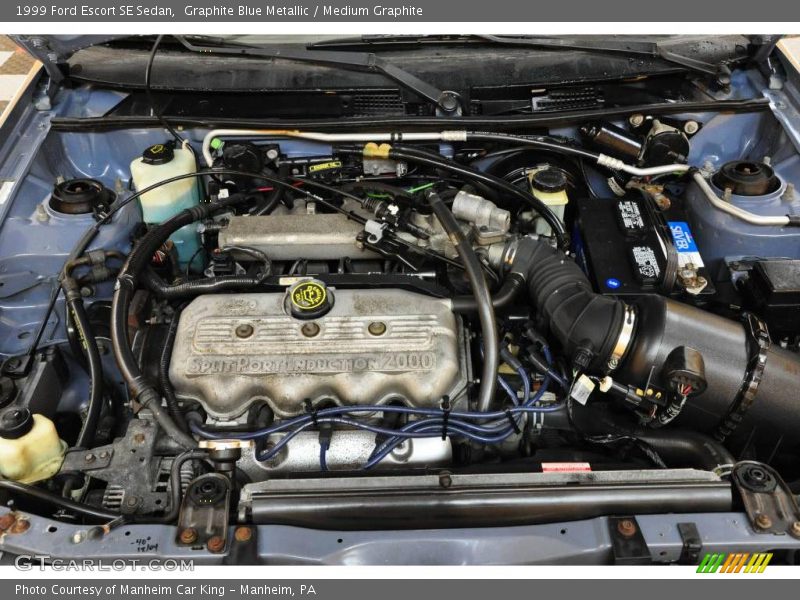 Graphite Blue Metallic / Medium Graphite 1999 Ford Escort SE Sedan