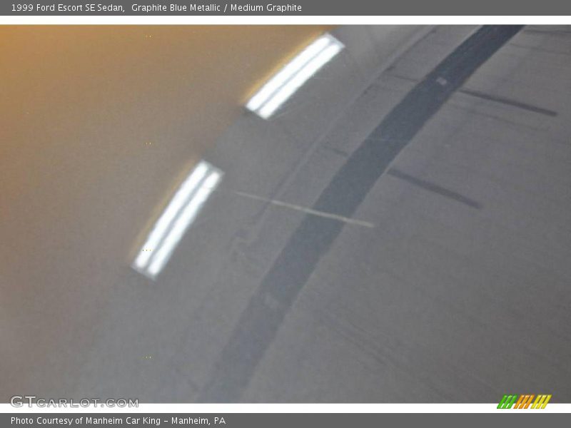 Graphite Blue Metallic / Medium Graphite 1999 Ford Escort SE Sedan