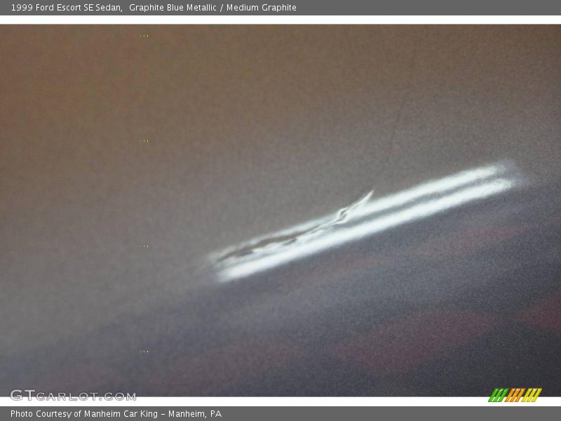 Graphite Blue Metallic / Medium Graphite 1999 Ford Escort SE Sedan