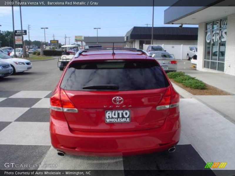 Barcelona Red Metallic / Gray 2009 Toyota Venza V6