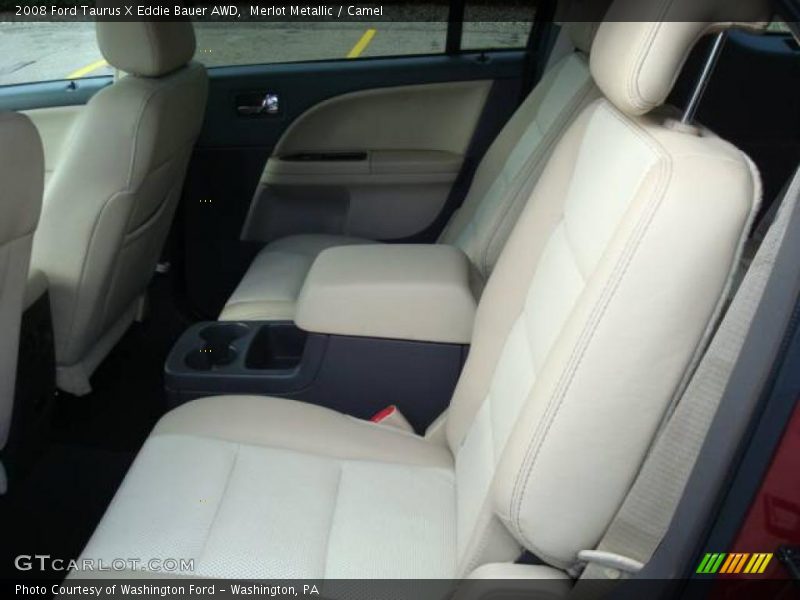 Merlot Metallic / Camel 2008 Ford Taurus X Eddie Bauer AWD
