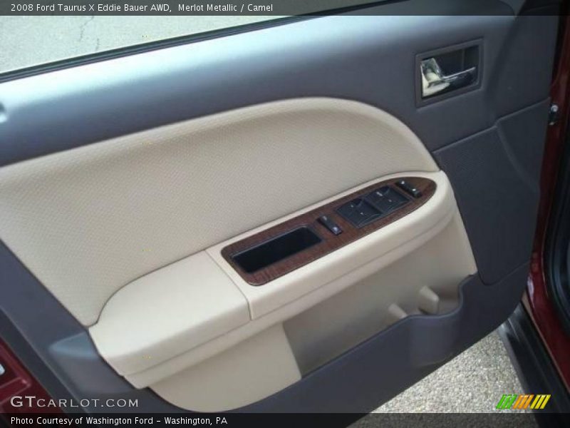 Merlot Metallic / Camel 2008 Ford Taurus X Eddie Bauer AWD