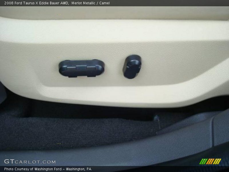 Merlot Metallic / Camel 2008 Ford Taurus X Eddie Bauer AWD
