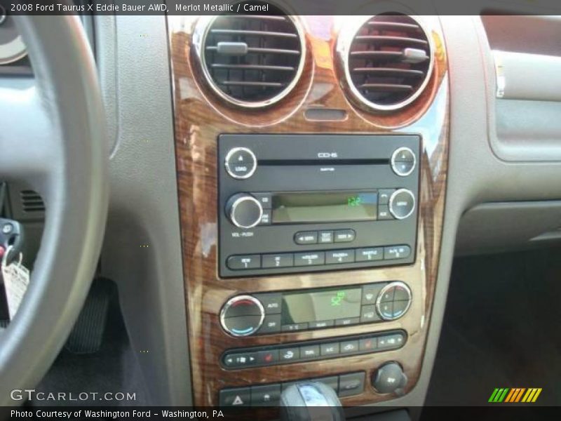 Merlot Metallic / Camel 2008 Ford Taurus X Eddie Bauer AWD