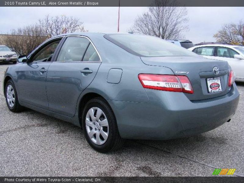 Aloe Green Metallic / Bisque 2010 Toyota Camry LE