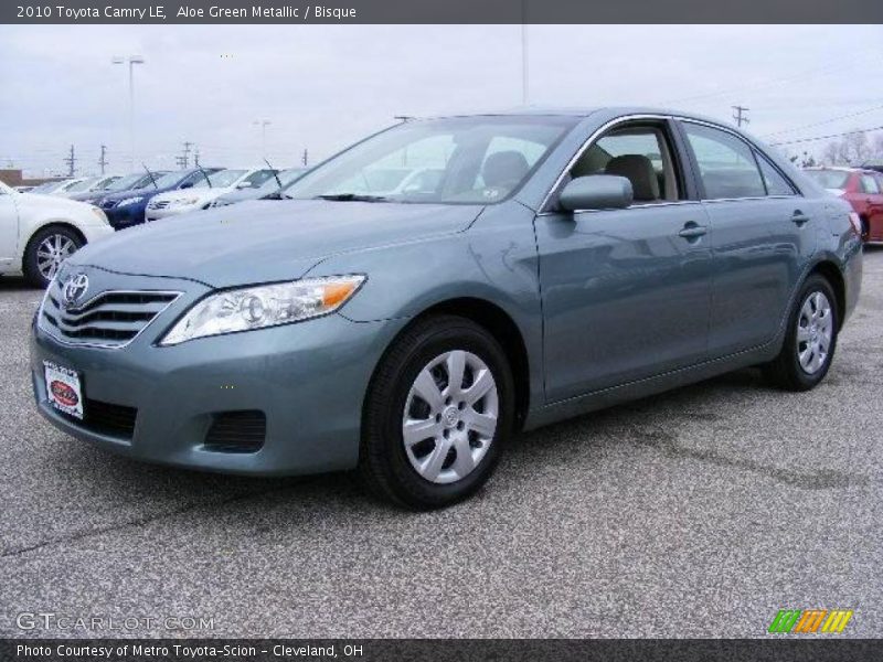 Aloe Green Metallic / Bisque 2010 Toyota Camry LE
