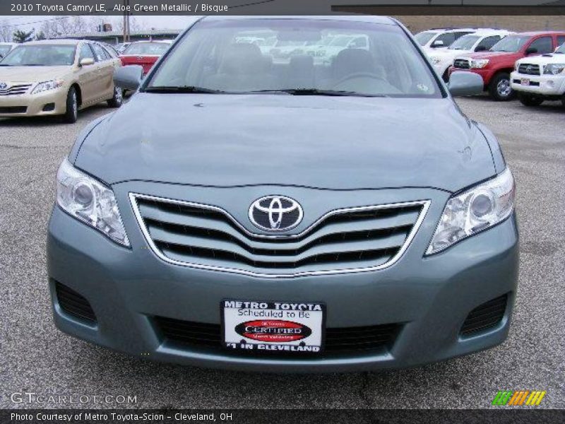 Aloe Green Metallic / Bisque 2010 Toyota Camry LE