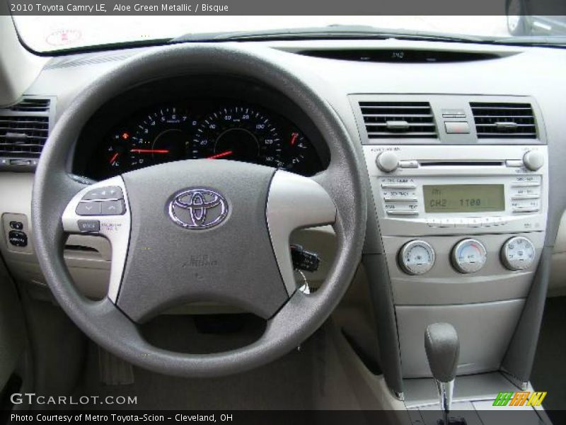 Aloe Green Metallic / Bisque 2010 Toyota Camry LE