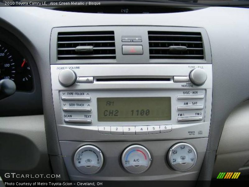 Aloe Green Metallic / Bisque 2010 Toyota Camry LE