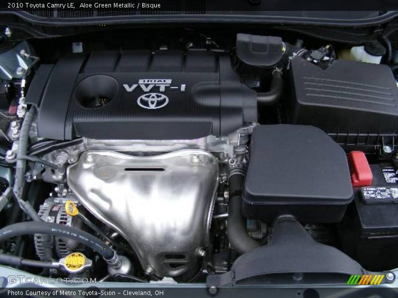 Aloe Green Metallic / Bisque 2010 Toyota Camry LE