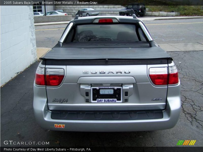 Brilliant Silver Metallic / Medium Gray 2005 Subaru Baja Sport