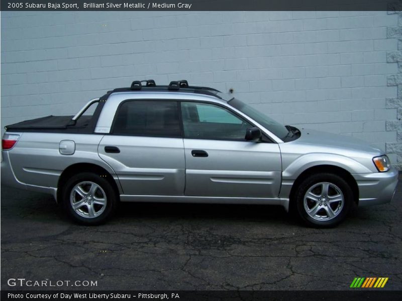 Brilliant Silver Metallic / Medium Gray 2005 Subaru Baja Sport