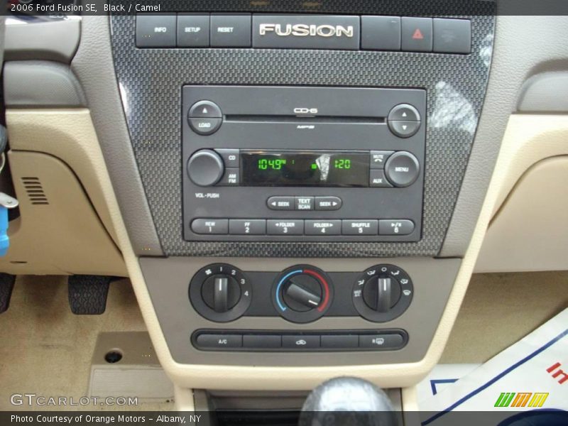 Black / Camel 2006 Ford Fusion SE