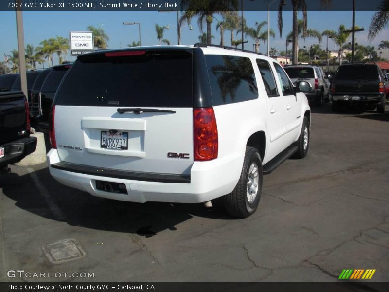 Summit White / Ebony Black 2007 GMC Yukon XL 1500 SLE