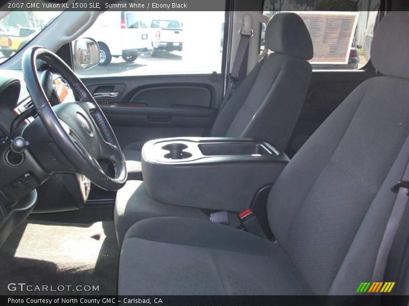 Summit White / Ebony Black 2007 GMC Yukon XL 1500 SLE