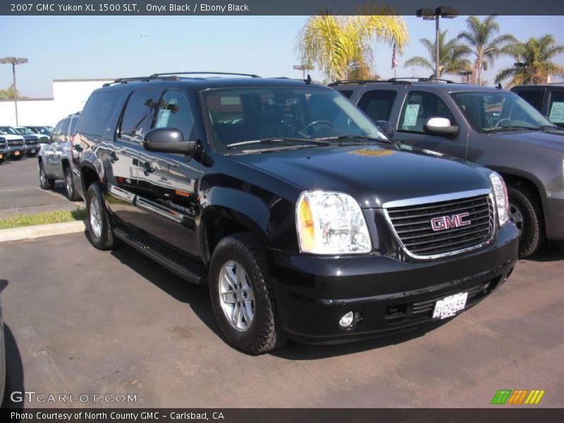Onyx Black / Ebony Black 2007 GMC Yukon XL 1500 SLT