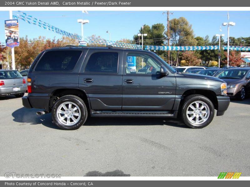 Carbon Metallic / Pewter/Dark Pewter 2004 GMC Yukon Denali AWD
