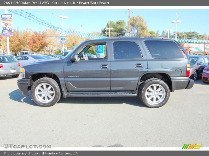 Carbon Metallic / Pewter/Dark Pewter 2004 GMC Yukon Denali AWD