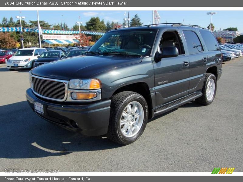 Carbon Metallic / Pewter/Dark Pewter 2004 GMC Yukon Denali AWD