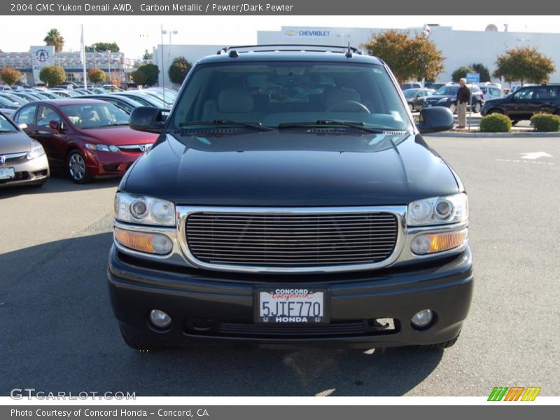 Carbon Metallic / Pewter/Dark Pewter 2004 GMC Yukon Denali AWD