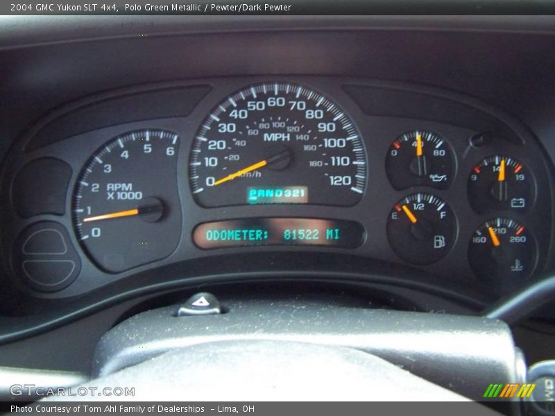 Polo Green Metallic / Pewter/Dark Pewter 2004 GMC Yukon SLT 4x4