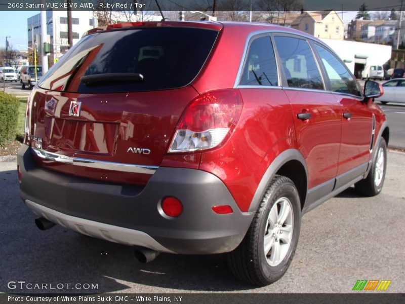 Ruby Red / Tan 2009 Saturn VUE XE V6 AWD