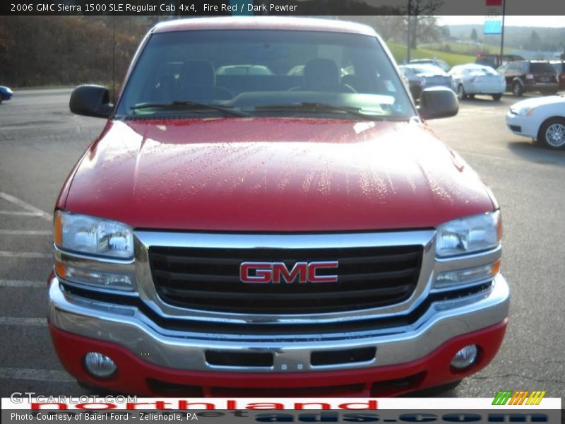 Fire Red / Dark Pewter 2006 GMC Sierra 1500 SLE Regular Cab 4x4