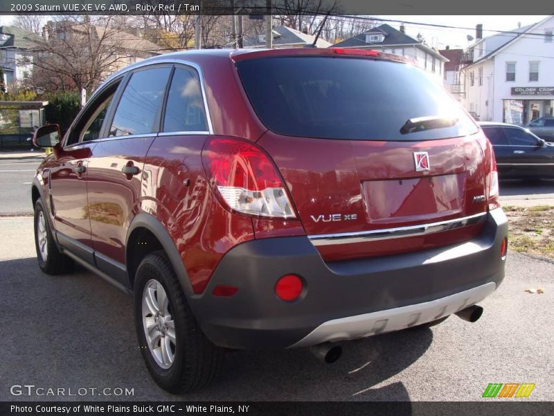 Ruby Red / Tan 2009 Saturn VUE XE V6 AWD