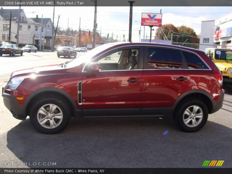 Ruby Red / Tan 2009 Saturn VUE XE V6 AWD