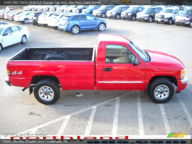 Fire Red / Dark Pewter 2006 GMC Sierra 1500 SLE Regular Cab 4x4