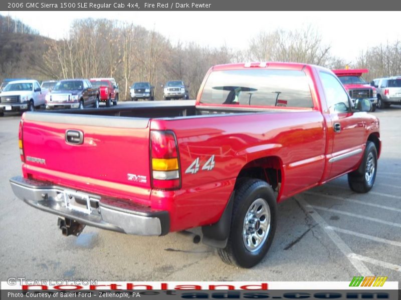 Fire Red / Dark Pewter 2006 GMC Sierra 1500 SLE Regular Cab 4x4