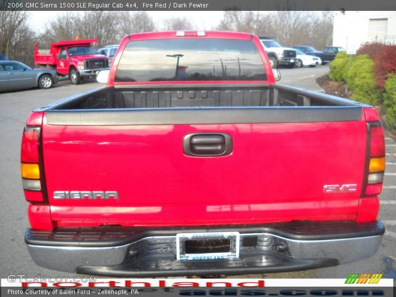 Fire Red / Dark Pewter 2006 GMC Sierra 1500 SLE Regular Cab 4x4