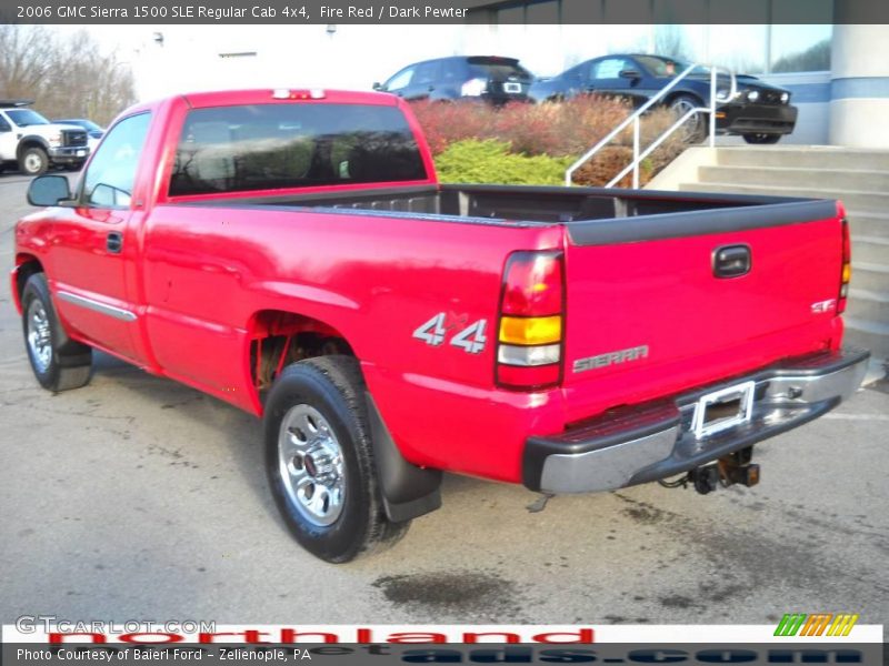 Fire Red / Dark Pewter 2006 GMC Sierra 1500 SLE Regular Cab 4x4