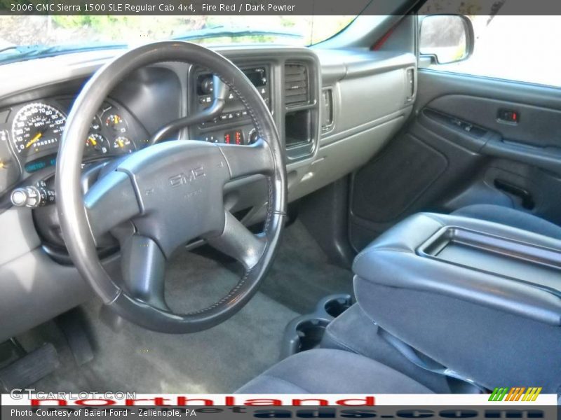 Fire Red / Dark Pewter 2006 GMC Sierra 1500 SLE Regular Cab 4x4