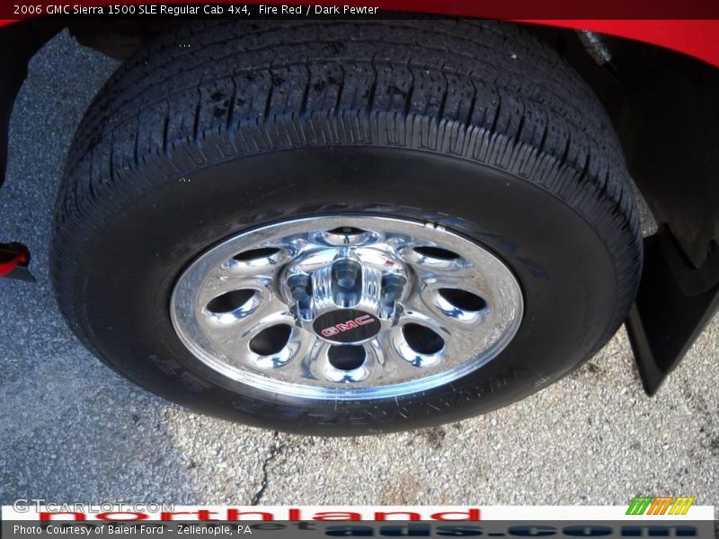 Fire Red / Dark Pewter 2006 GMC Sierra 1500 SLE Regular Cab 4x4