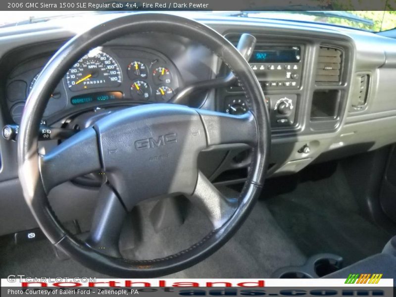 Fire Red / Dark Pewter 2006 GMC Sierra 1500 SLE Regular Cab 4x4