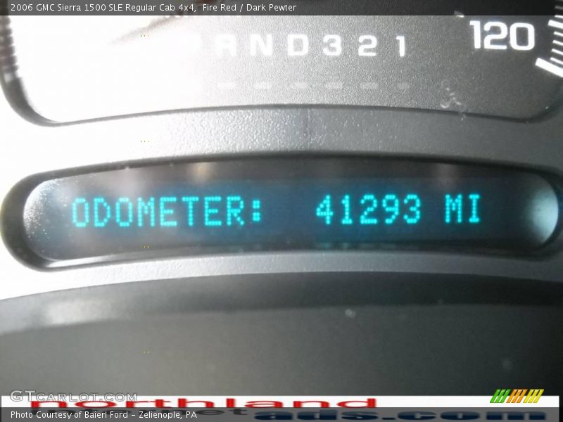 Fire Red / Dark Pewter 2006 GMC Sierra 1500 SLE Regular Cab 4x4