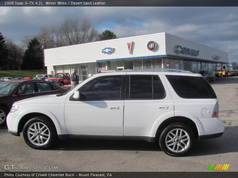 Winter White / Desert Sand Leather 2006 Saab 9-7X 4.2i