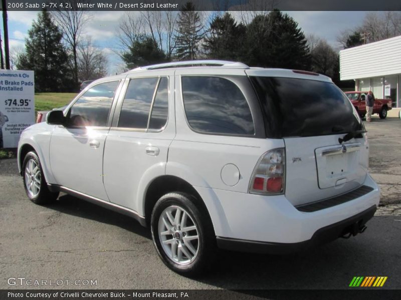Winter White / Desert Sand Leather 2006 Saab 9-7X 4.2i