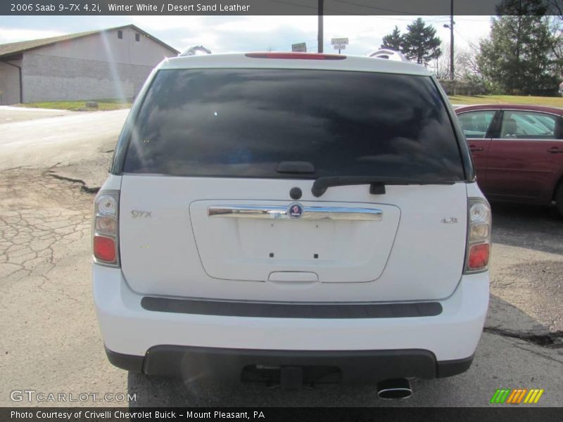 Winter White / Desert Sand Leather 2006 Saab 9-7X 4.2i