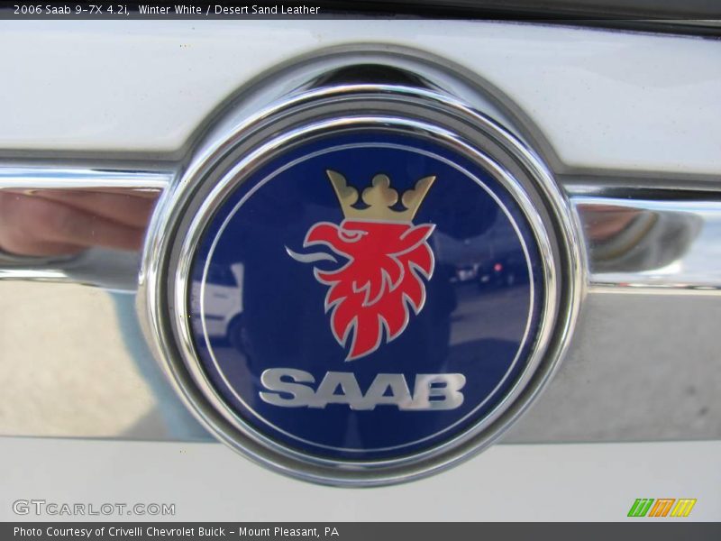 Winter White / Desert Sand Leather 2006 Saab 9-7X 4.2i