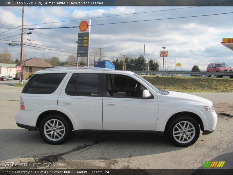 Winter White / Desert Sand Leather 2006 Saab 9-7X 4.2i