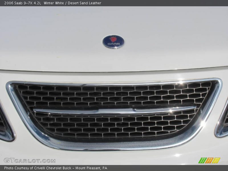 Winter White / Desert Sand Leather 2006 Saab 9-7X 4.2i