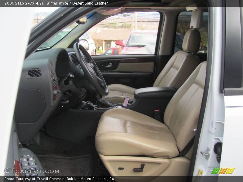 Winter White / Desert Sand Leather 2006 Saab 9-7X 4.2i