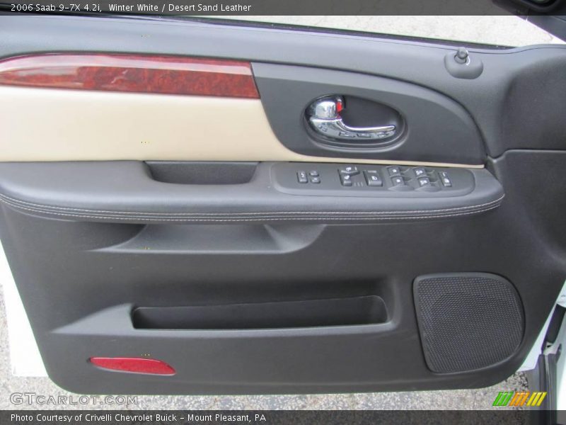 Winter White / Desert Sand Leather 2006 Saab 9-7X 4.2i
