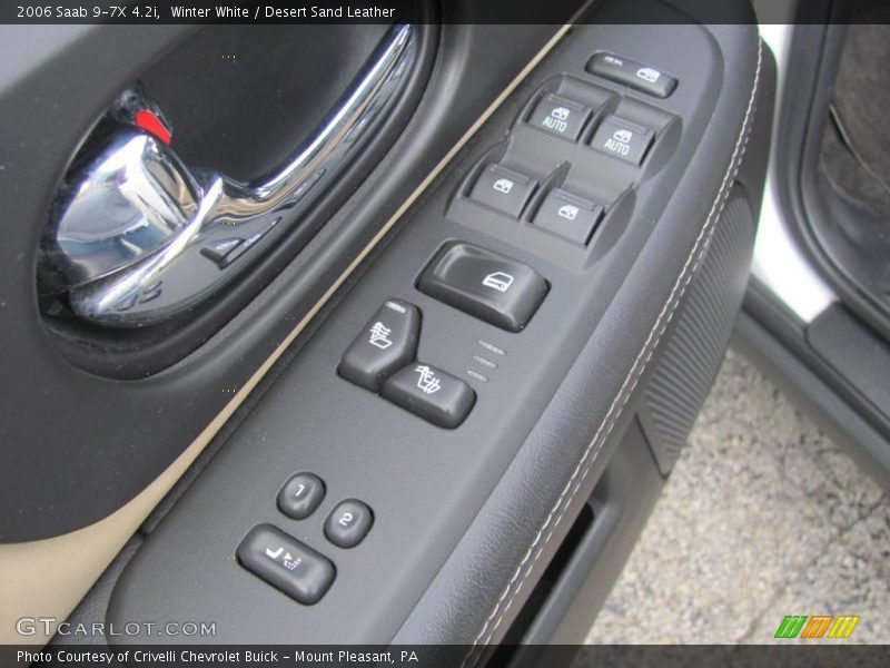 Winter White / Desert Sand Leather 2006 Saab 9-7X 4.2i