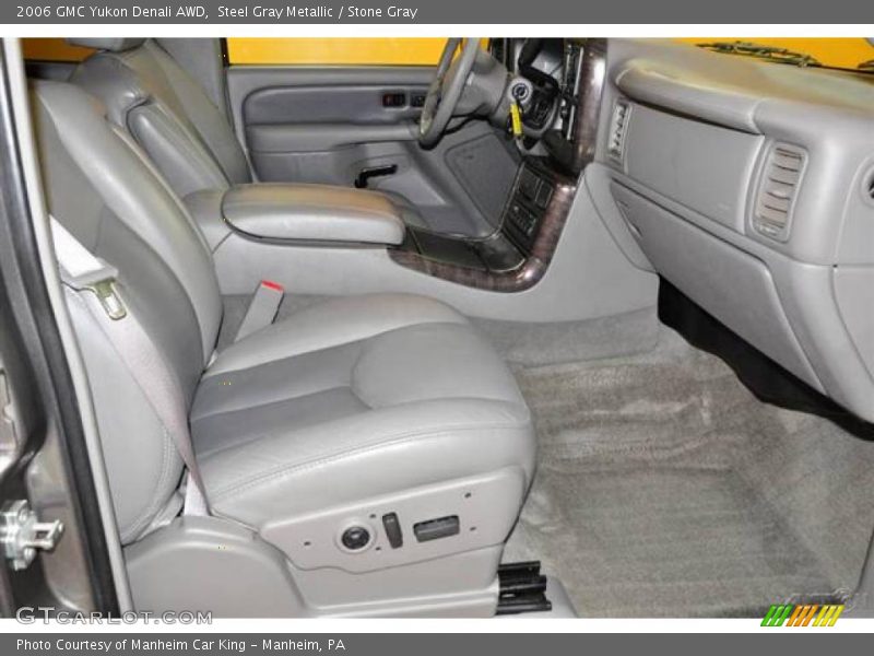 Steel Gray Metallic / Stone Gray 2006 GMC Yukon Denali AWD